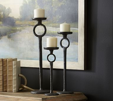 Milton Iron Candlestick | Pottery Barn (US)