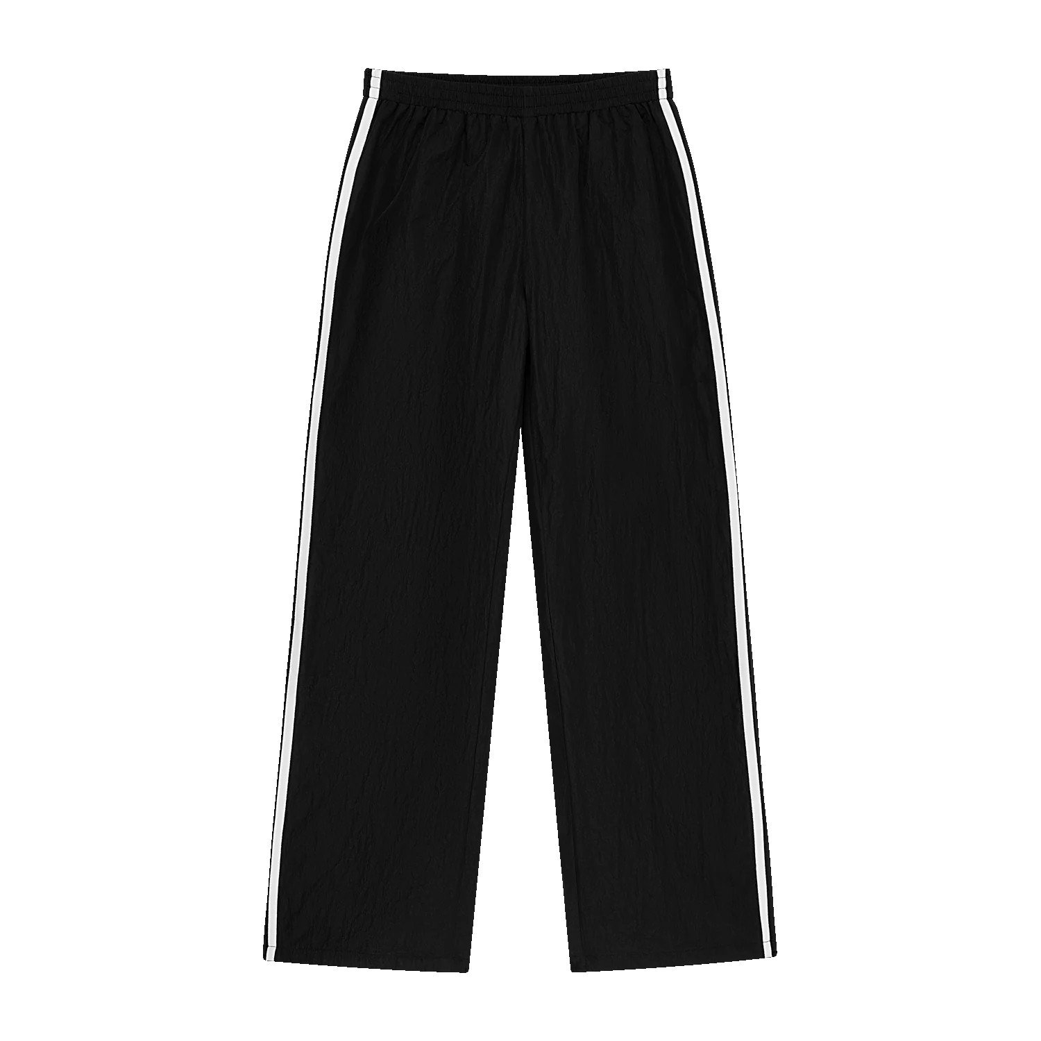 Sport Stripe Nylon Pants - Black | Parke