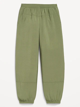 High-Waisted Crinkled Harem Pants for Girls | Old Navy (US)