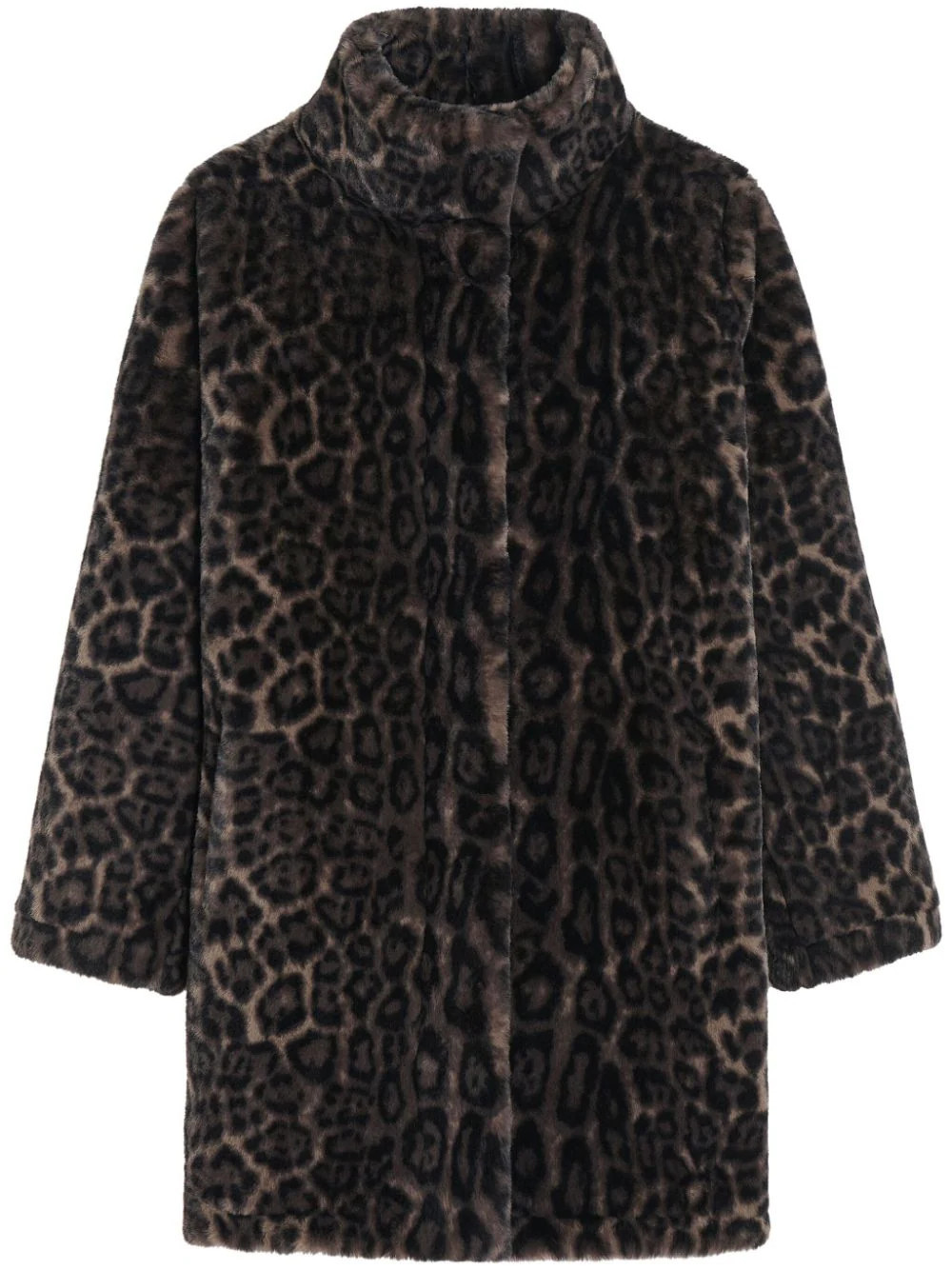 Apparis leopard-print faux fur coat - Brown | Farfetch Global