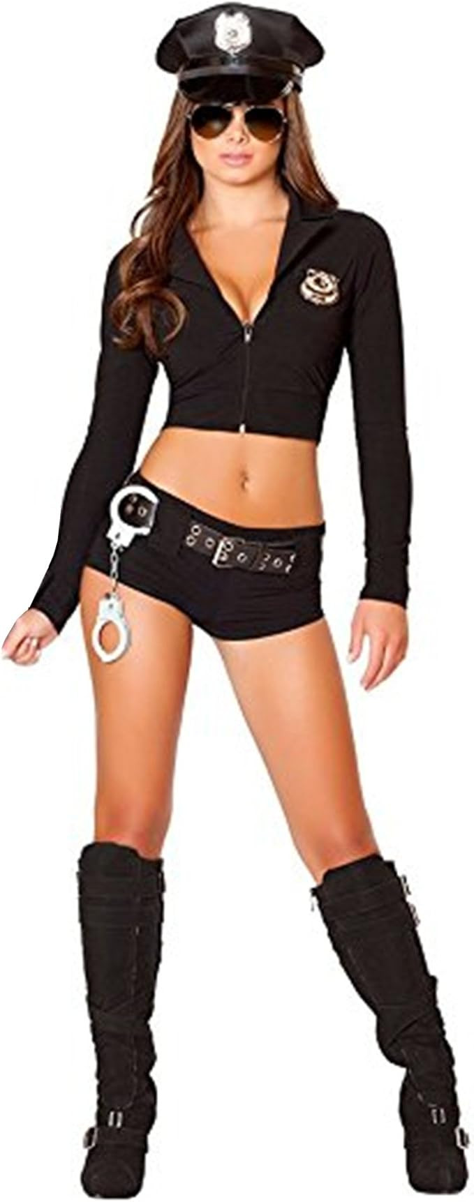 FORNY Women Police Costume Cosplay Dirty Cop Uniform Halloween Officer Outfits | Amazon (US)