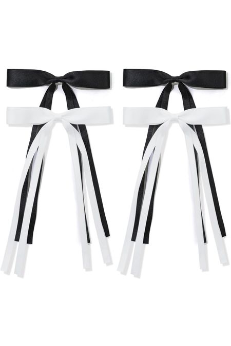 Classic elegance meets modern style with black and white bows, transforming hairstyles into timeless works of art. 🎀 #MonochromeChic

#LTKbeauty #LTKSpringSale #LTKfindsunder100