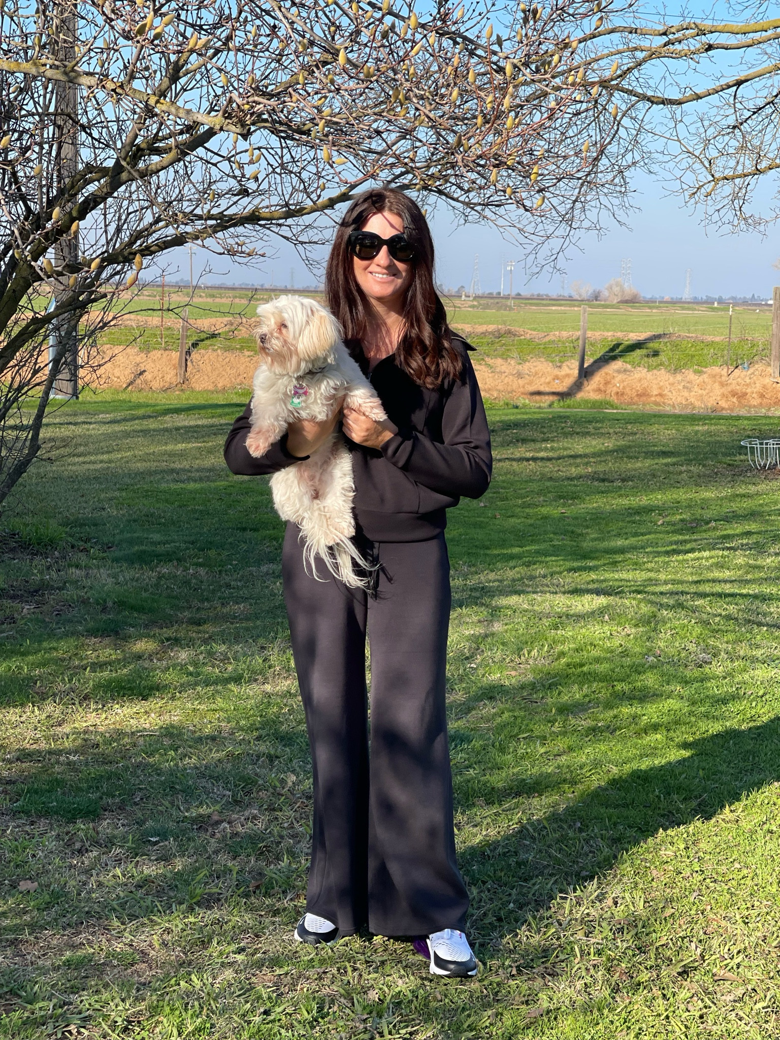 The comfiest set for fall and winter! I bought the wide leg pants and half zip in petite, and they fit true to size. This set is available in a few different colors! It’s perfect for running errands, relaxing around the house, working from home, class, Black Friday shopping, and will also make a great gift for her! ❤️ 

#LTKStyleTip #LTKOver40 #LTKGiftGuide