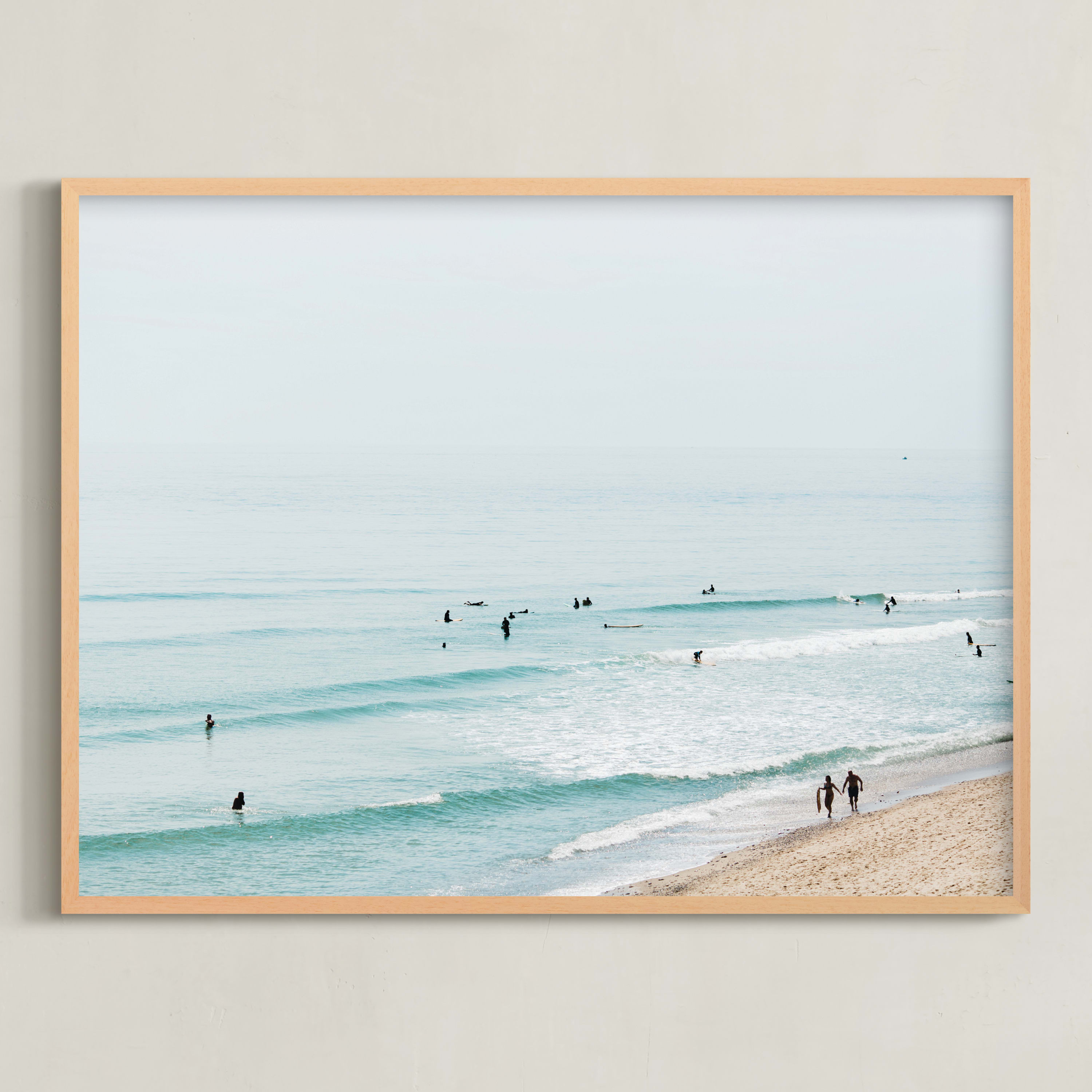 "Beach Summer Blues" - Photography Limited Edition Art Print by Helen Makadia Photography. | Minted