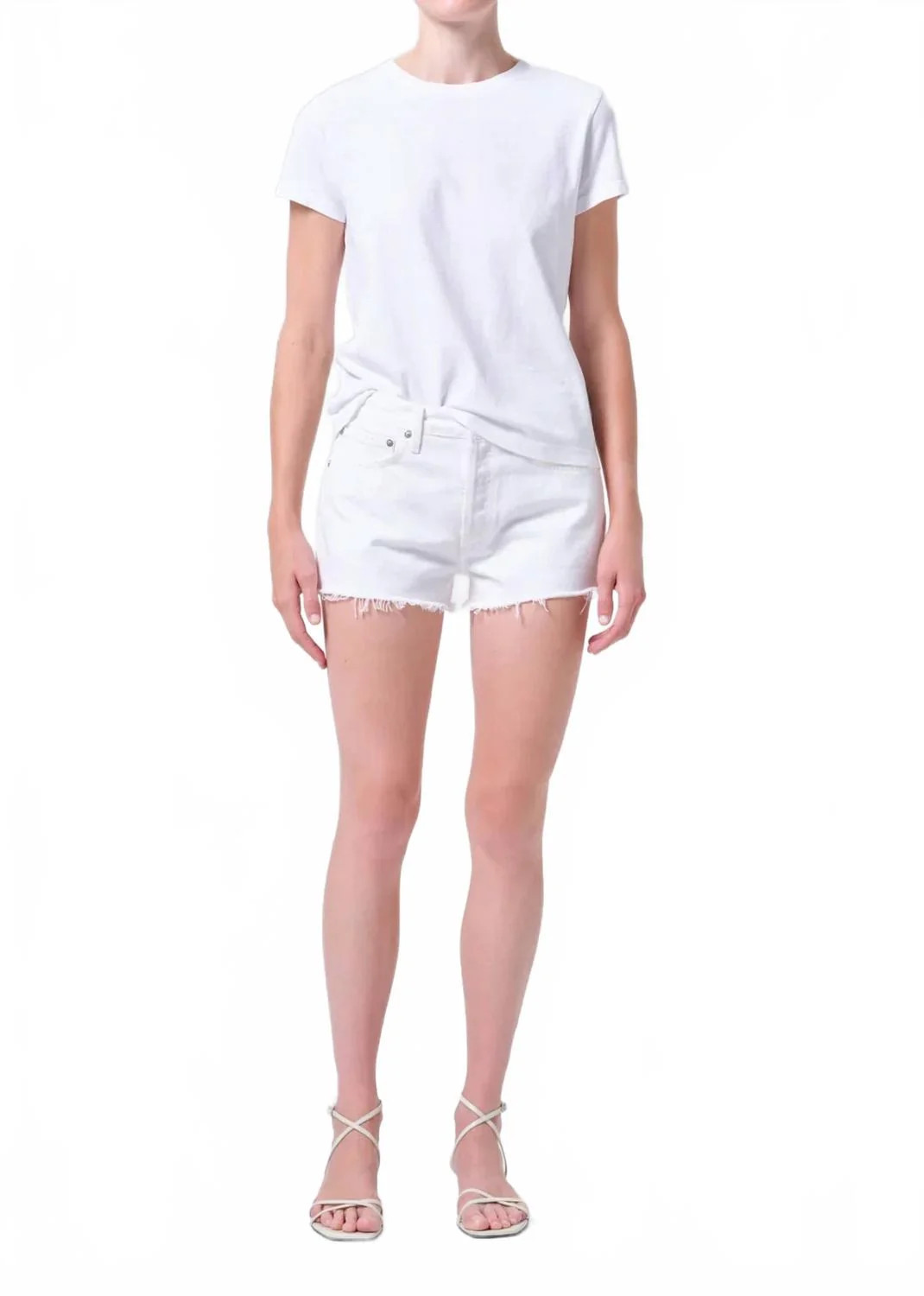Parker Vintage Cut Off Shorts In Marshmallow | Shop Simon