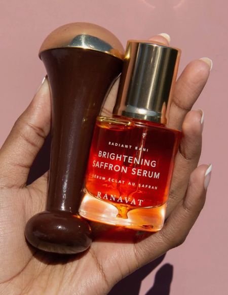 My go-to skincare tools include this anti-aging saffron serum and Kansa wand. The wand is made of a sacred mix of copper and Tim and when you use it to gently massage in your face oil it lowers and balances skin pH

It makes a spectacular and unique Christmas gift



#LTKGiftGuide #LTKunder100 #LTKbeauty