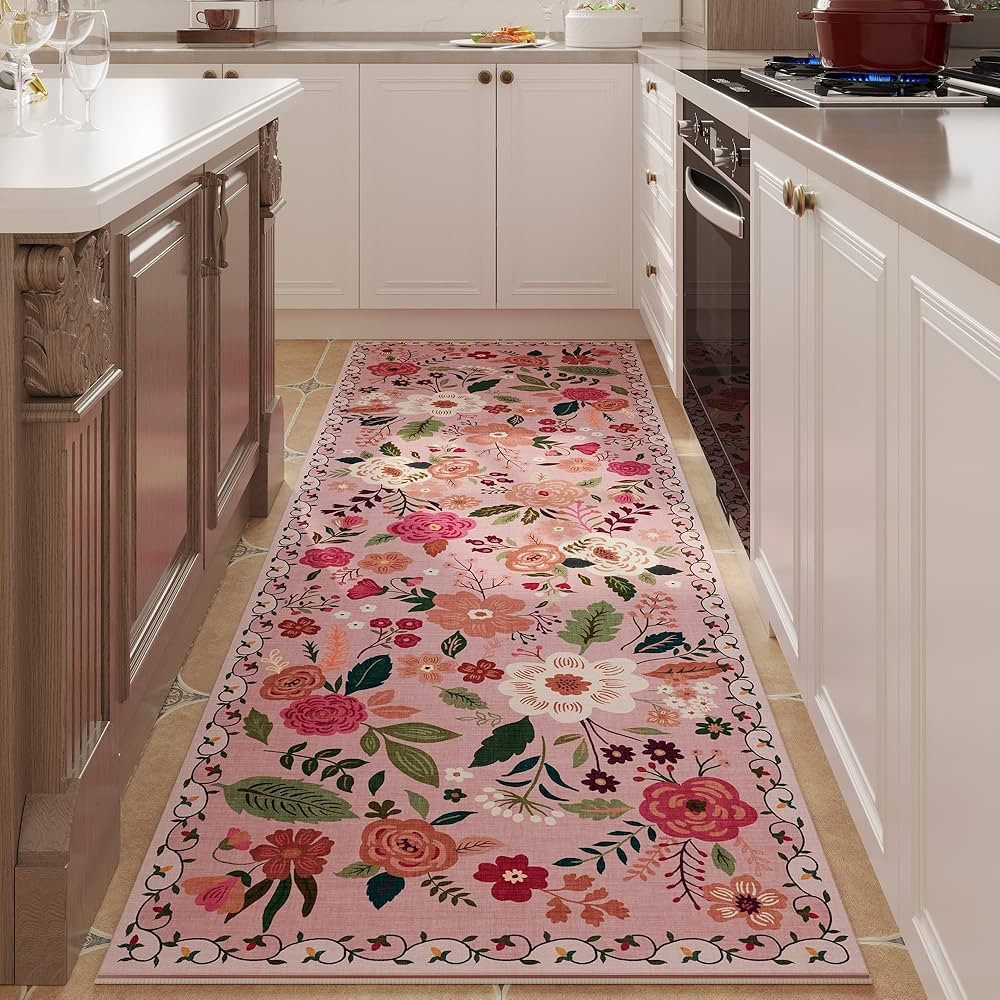 Runner Rug for Hallways Kitchen Runner Rug Non Slip 2'x 6' Washable Runner Rugs with Rubber Backi... | Amazon (US)