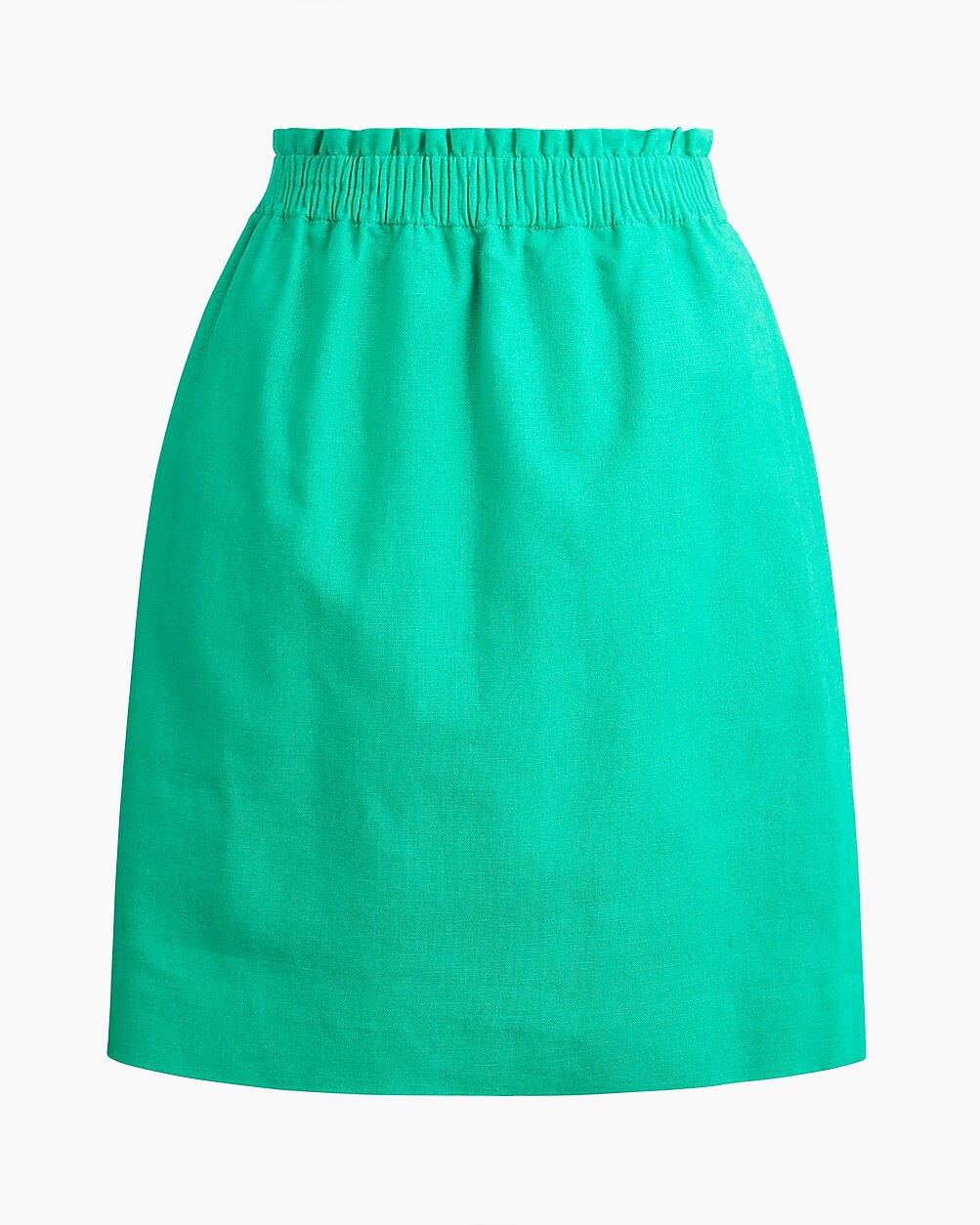 Linen-cotton blend city skirt | J.Crew Factory