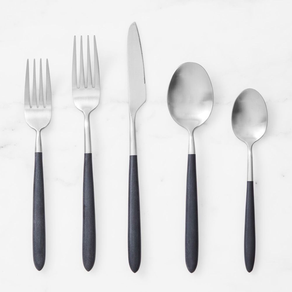 Fortessa Velo Two-Toned 5-Piece Flatware Sets | Williams-Sonoma