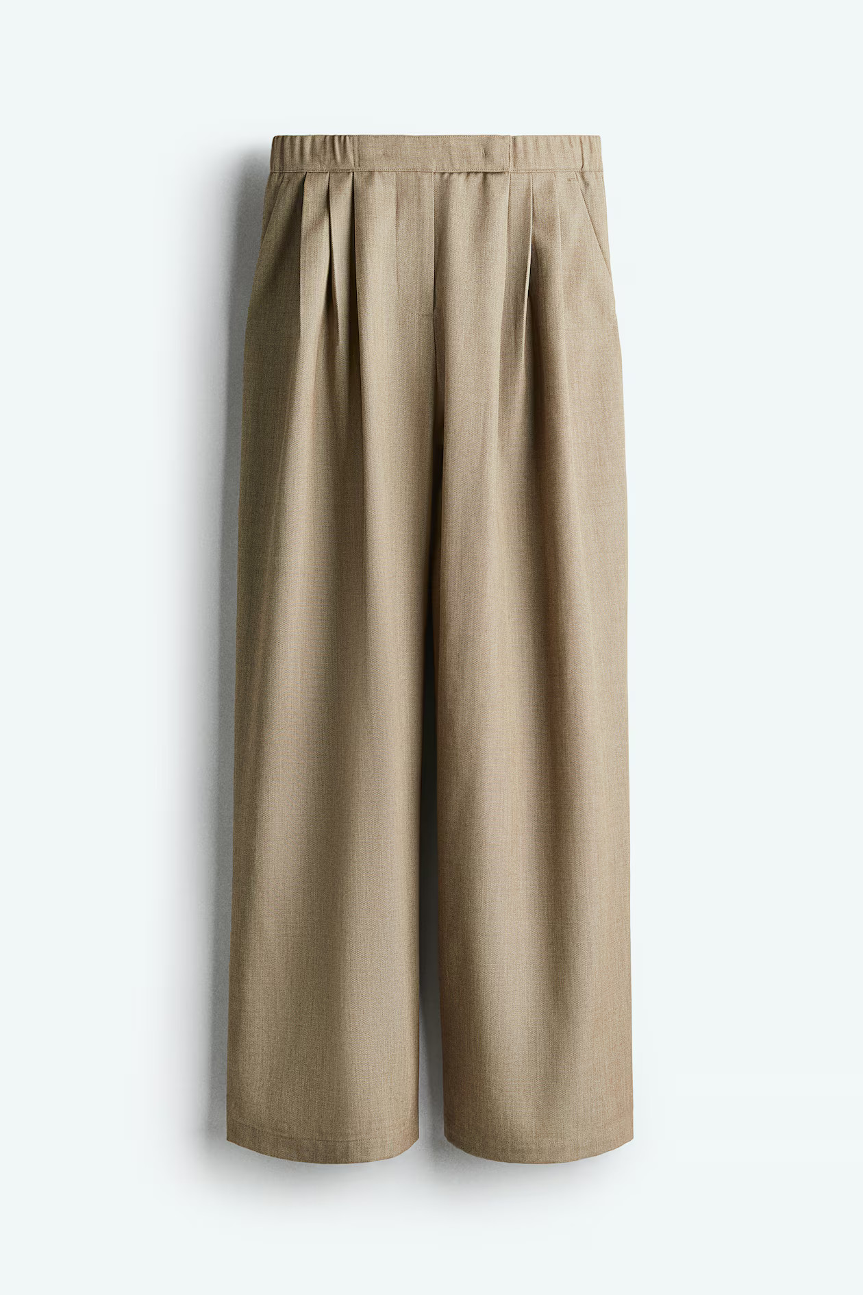 Pleat-front trousers - Beige - Ladies | H&M GB | H&M (UK, MY, IN, SG, PH, TW, HK)