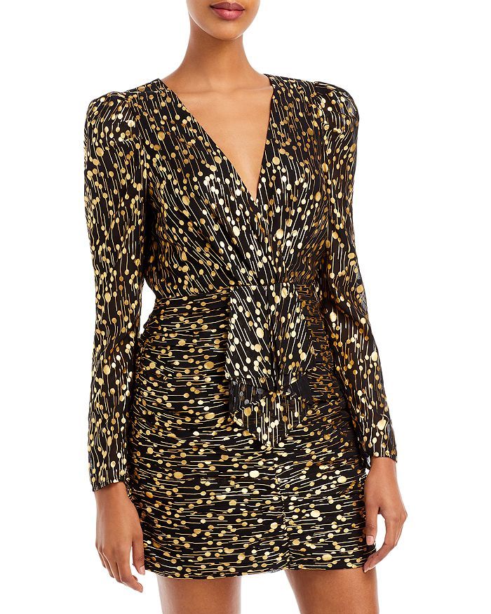 Printed V Neck Dress - 100% Exclusive | Bloomingdale's (US)