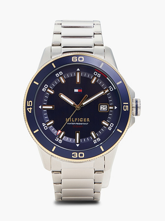 Stainless Steel Black Watch | Black | Tommy Hilfiger | Tommy Hilfiger UK