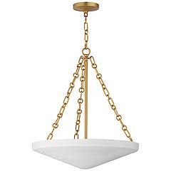 Artemis 4-Light Pendant - Natural Aged Brass | www.lampsplus.com | Lamps Plus