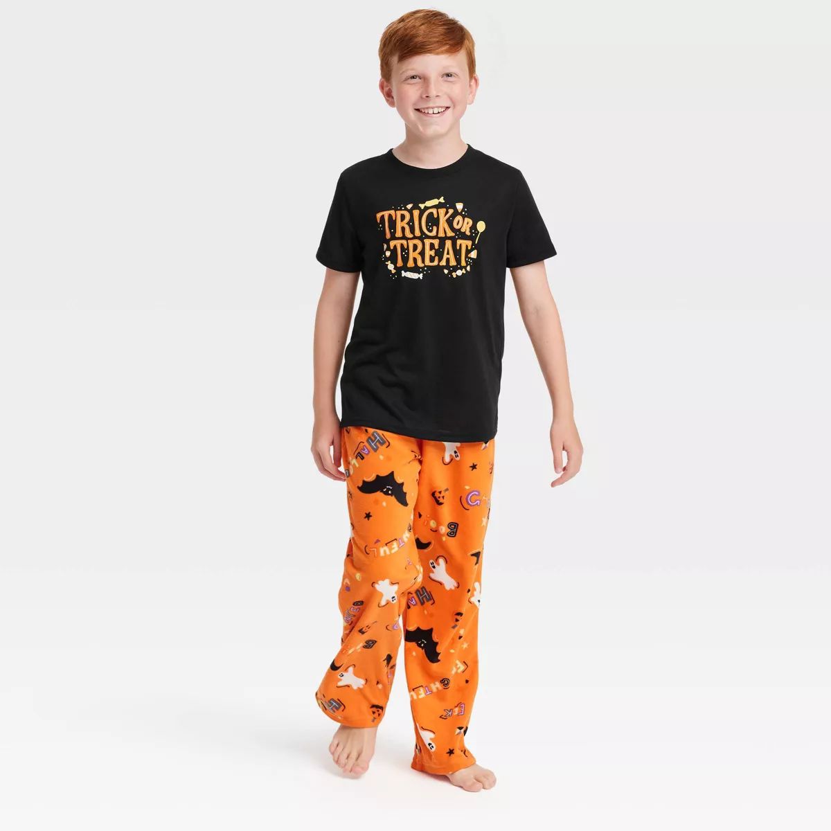 Kids' Halloween Matching Family Pajama T-Shirt - Hyde & EEK! Boutique™ Black | Target