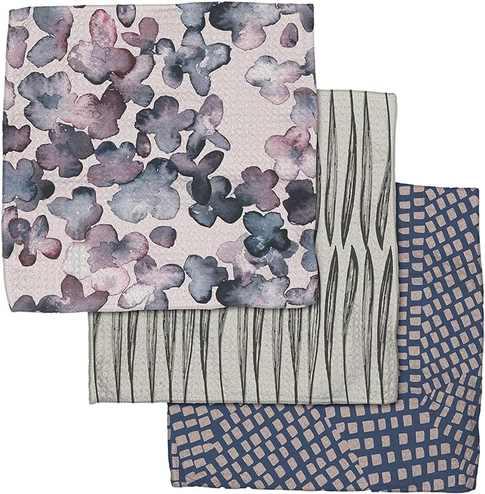 GEOMETRY Kitchen Dish Cloths - Quick Dry Dishcloths for Kitchen - Premium Dish Rags with Geoweave... | Amazon (US)