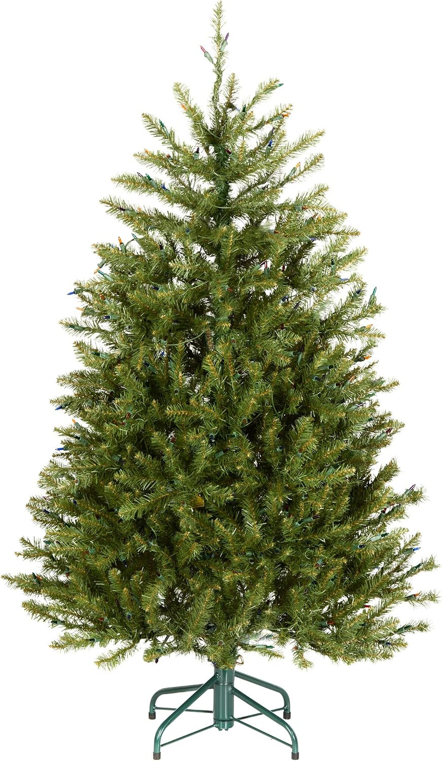 National Tree Dunhill Fir Tree With Multicolor Lights , 4.5 Feet | Amazon (US)