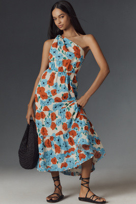 English Factory One-Shoulder A-Line Maxi Dress | Anthropologie (US)