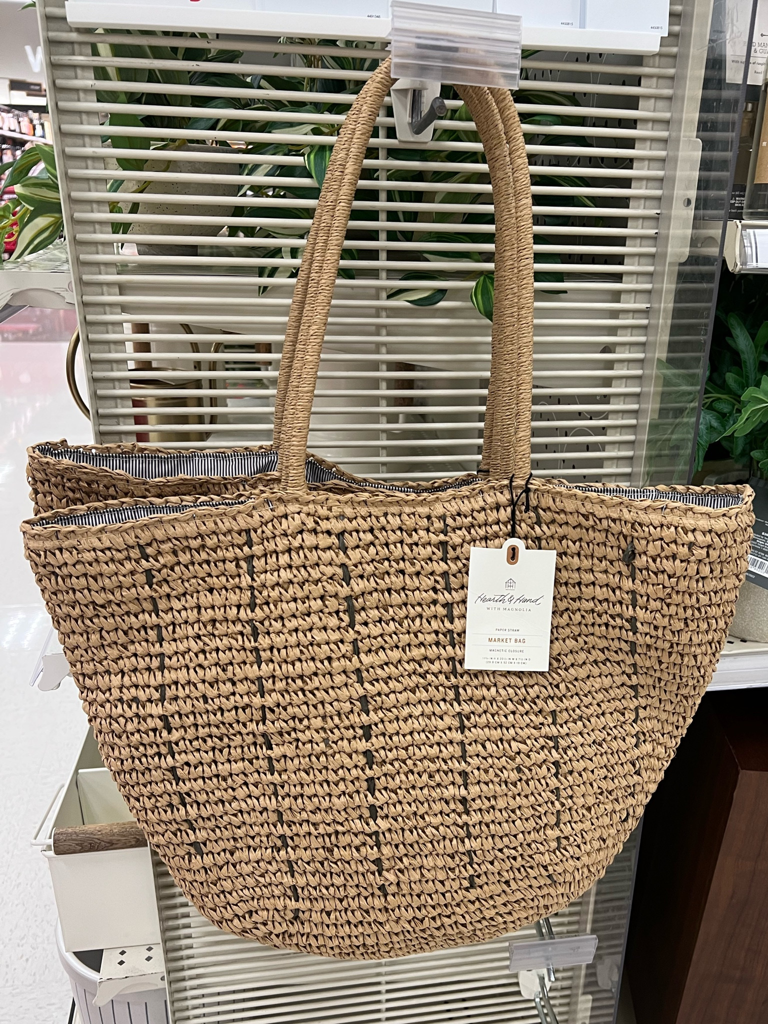 Hearth and hand top tote bag