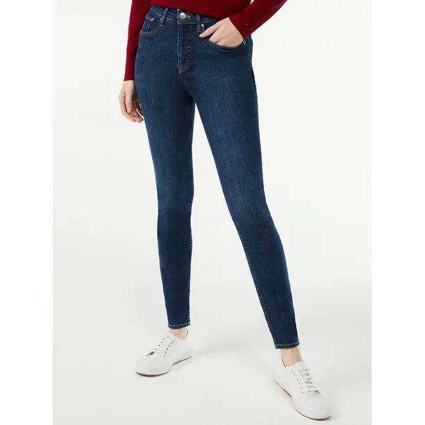 Free Assembly Women's High-Rise Jeggings - Walmart.com | Walmart (US)