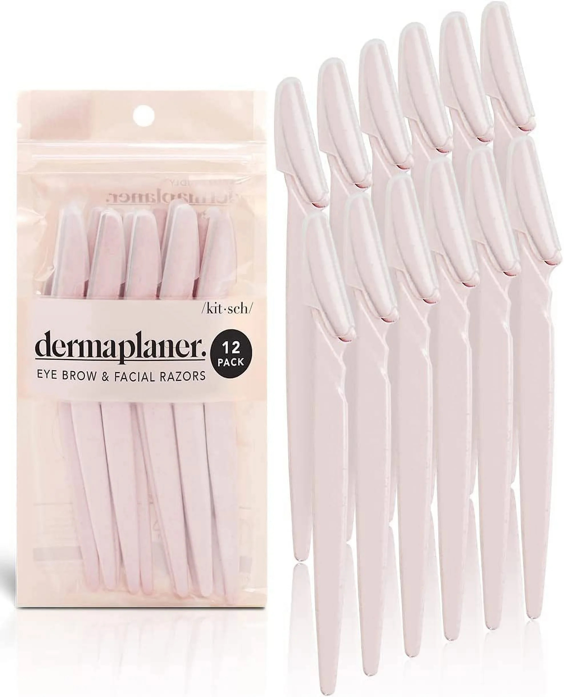 Kitsch Shaping Dermaplaning Tool for Eyebrow & Face, Pink (1 Pack) - Walmart.com | Walmart (US)