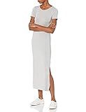 Amazon.com: Daily Ritual womens Jersey Standard-fit Crewneck Short Sleeve Maxi Dress With Side Sl... | Amazon (US)