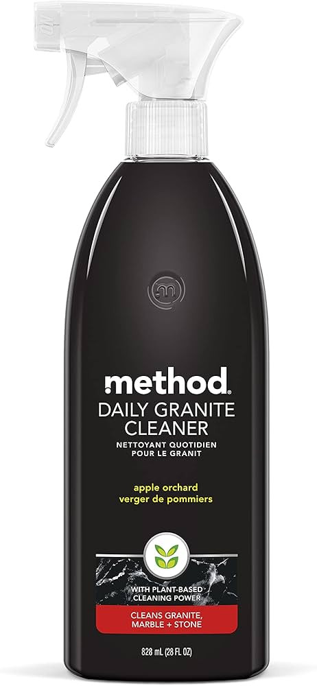Method Daily Granite Cleaner Spray, Apple Orchard, Plant-Based Cleaning Agent for Granite, Marble... | Amazon (US)