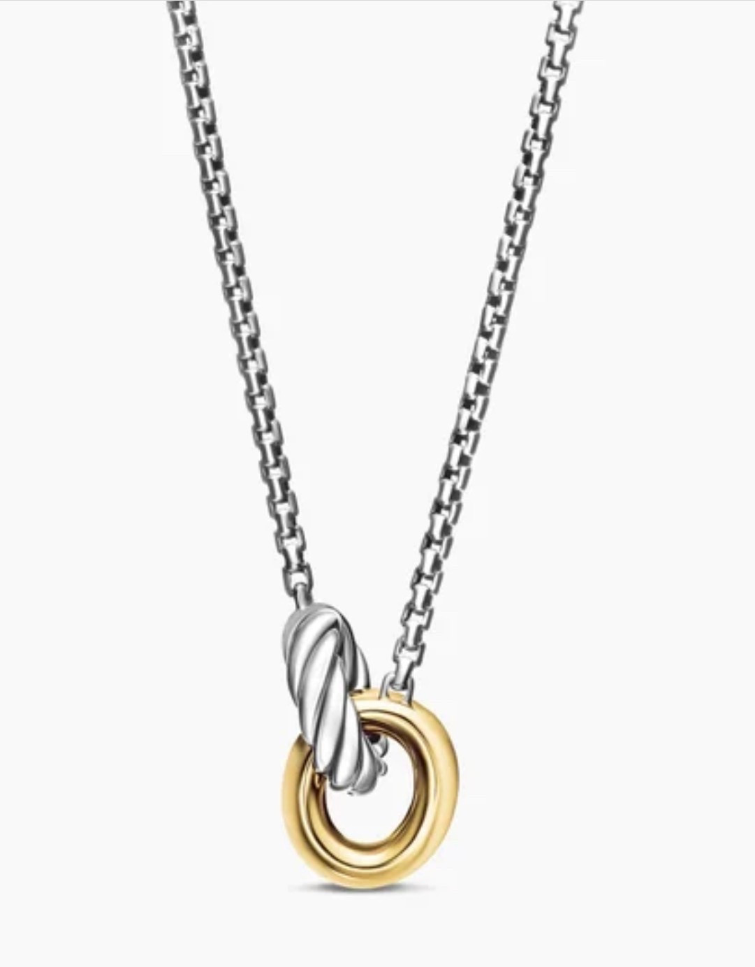 David Yurman

PETITE CABLE LINKED NECKLACE
Sterling Silver with 14K Yellow Gold, 15mm

David Yurman’s iconic Cable motif beautifully adorns a universal symbol or shape, creating a modern talisman meant to be collected, combined and treasured.

#LTKMothersDay #LTKWorkwear #LTKootd