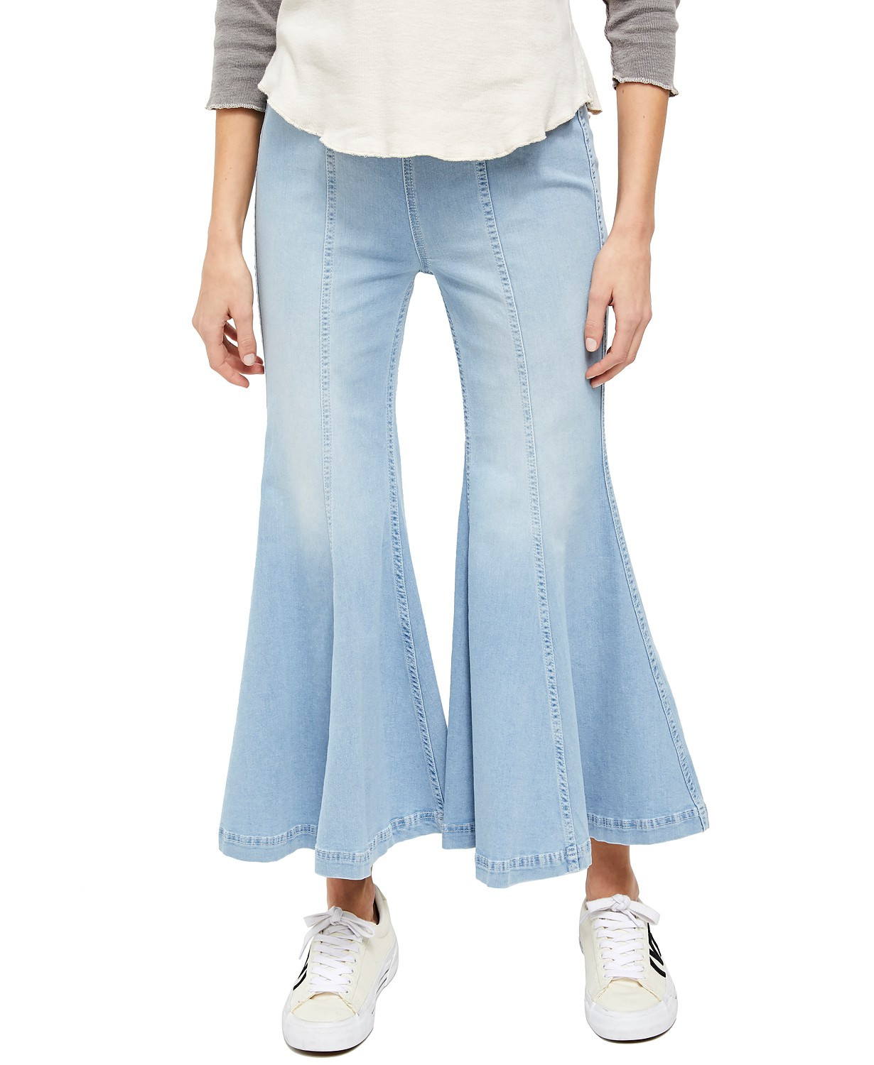 Free People Cha Cha Flare Jeans  & Reviews - Jeans - Women - Macy's | Macys (US)