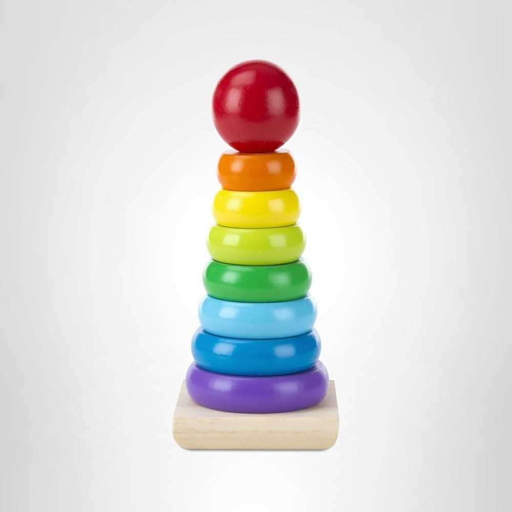 Melissa & Doug Rainbow Stacker Educational Toy, Stacker Toys for Toddlers Ages 2+ | Amazon (US)