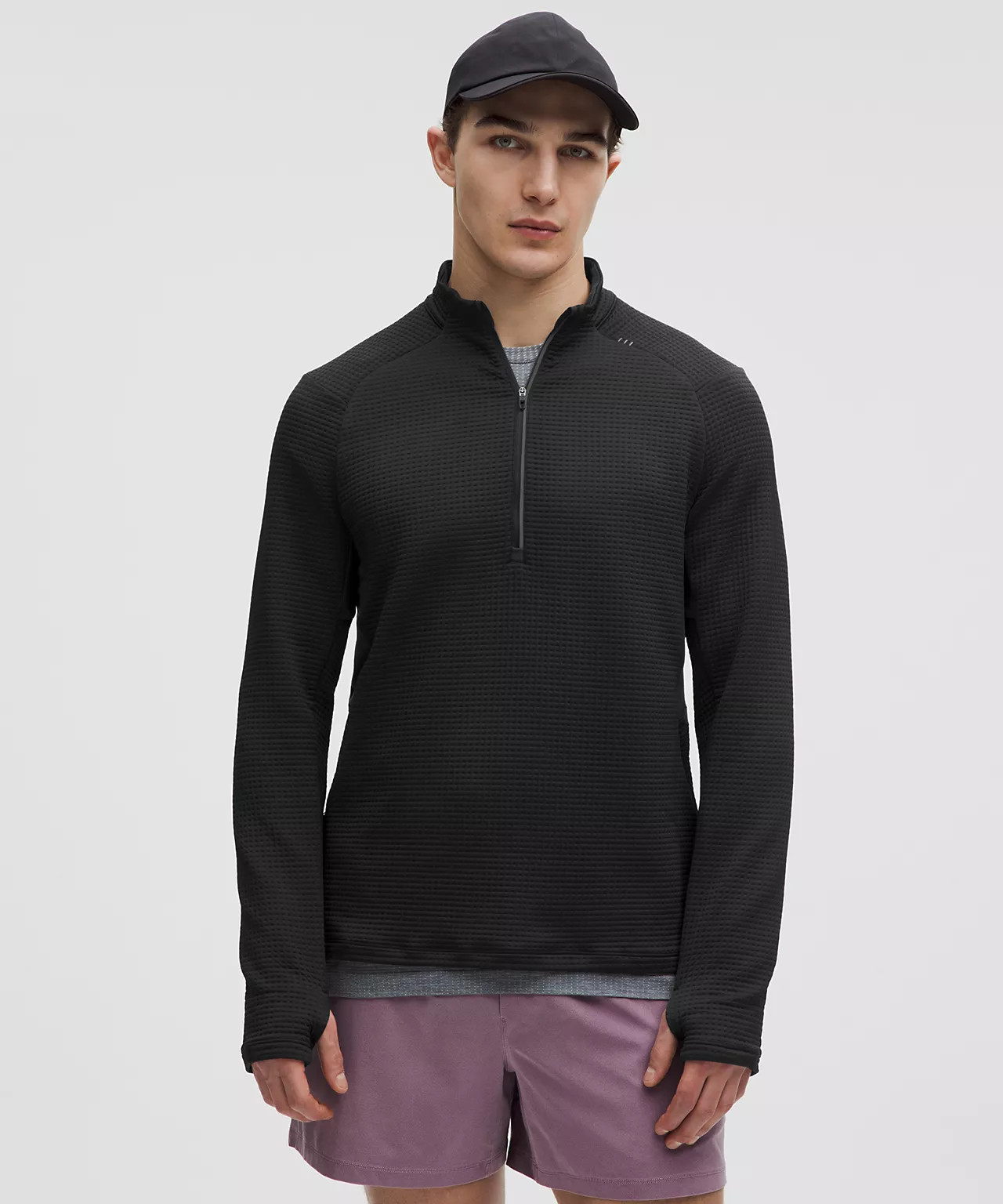 Waffle-Knit Half Zip | Men's Hoodies & Sweatshirts | lululemon | Lululemon (US)