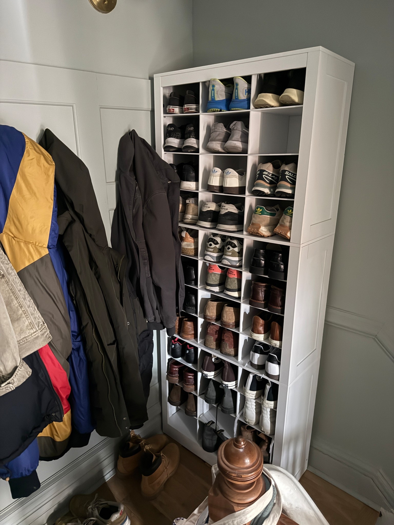 Slim profile & discreet shoe rack. Stores up to 60 pairs 

#LTKHome #LTKSaleAlert #LTKStyleTip