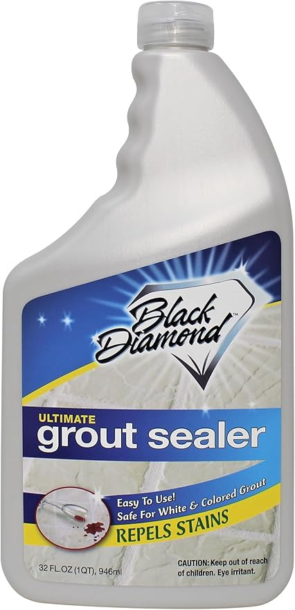 Black Diamond Stoneworks Ultimate Grout Sealer: Stain Sealant Protector for Tile, Marble, Floors,... | Amazon (CA)