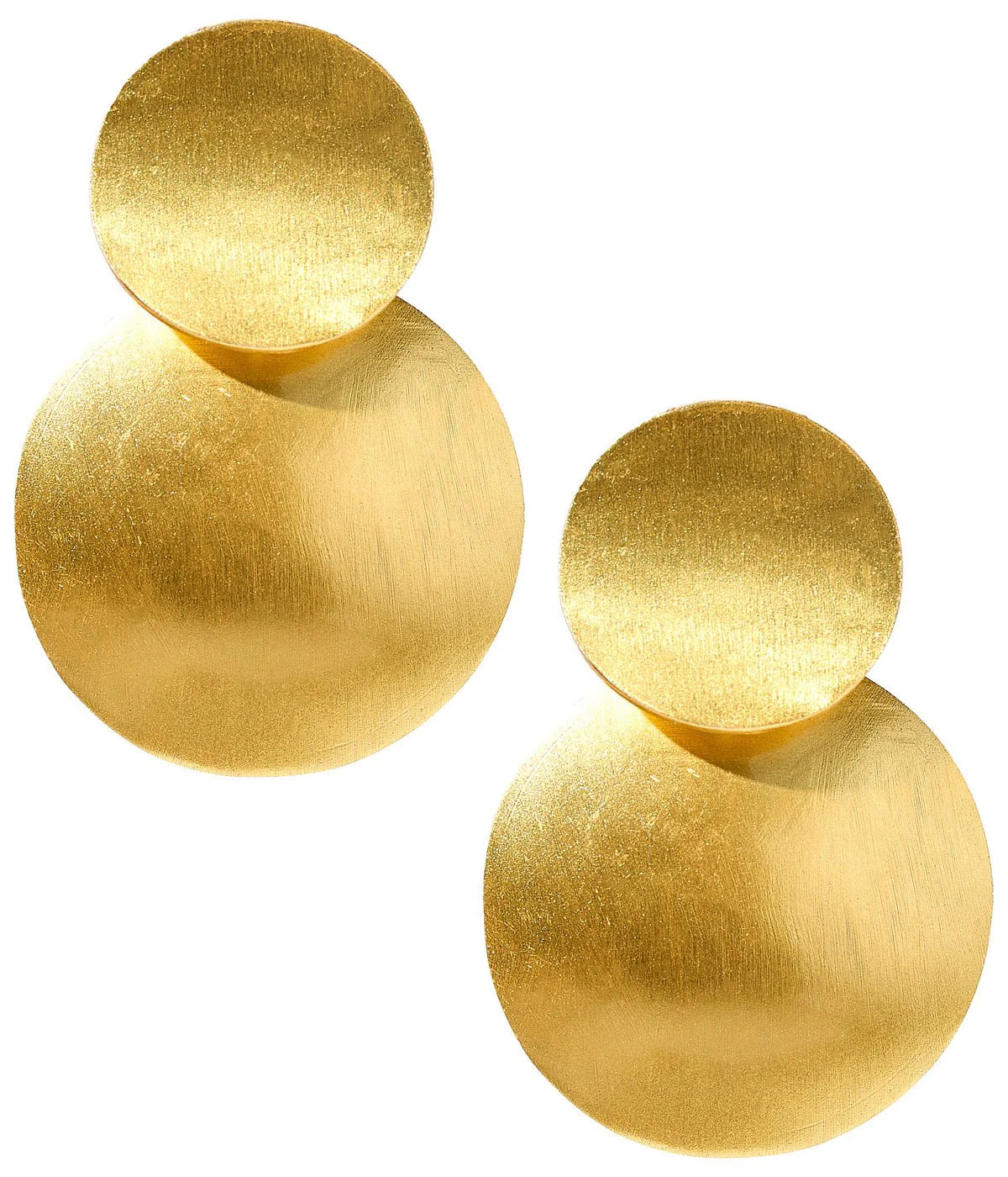 Capri Statement Earring – Brushed Gold | Lisi Lerch Inc