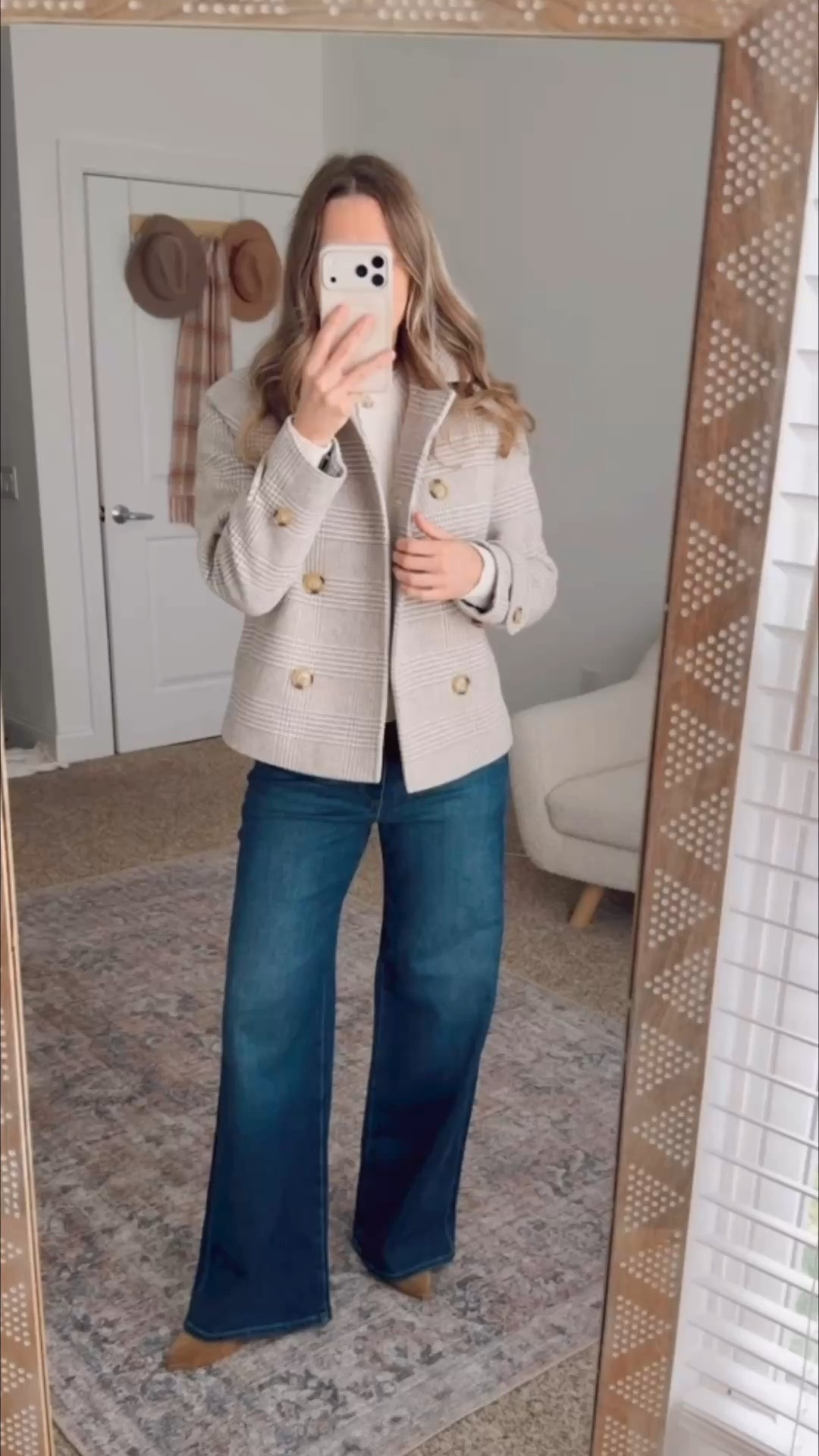 I’m speechless over this jacket! I’m wearing a size 0 here and this is the camel cream color.

#LTKSeasonal #LTKOver40 #LTKActive