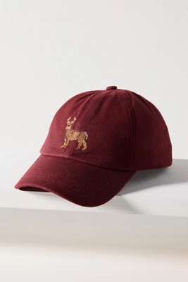 Needlepoint Icon Waxed Canvas Baseball Cap | Anthropologie (US)