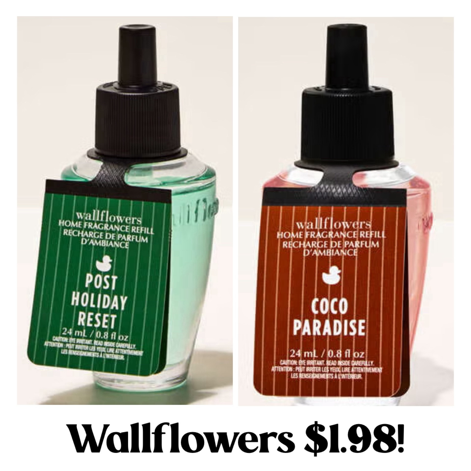 Wallflowers on sale at Bath & Body Works today for only $1.98!! New markdown in their Semi-Annual Sale, and these will go quickly. Lots of great scent options available. 

#LTKHome #LTKSaleAlert #LTKBeauty