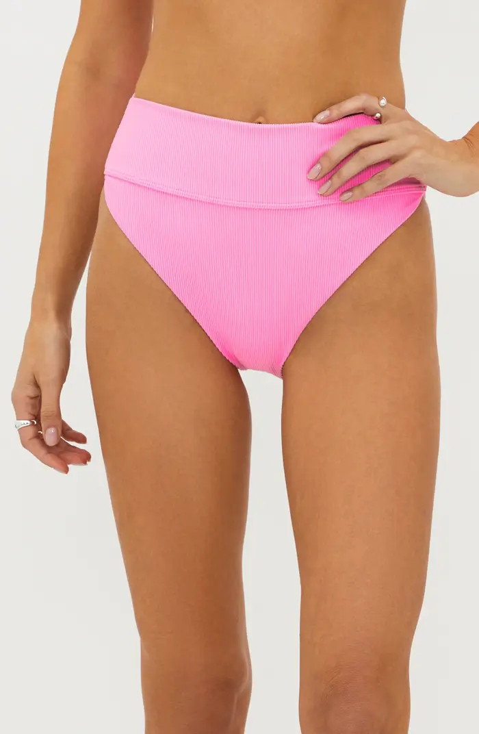 Highway High Waist Bikini Bottoms | Nordstrom