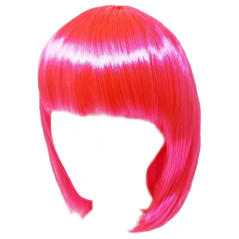 Seasons Trading Economy Pink Bob Halloween Costume Wig, for Adult | Walmart (US)