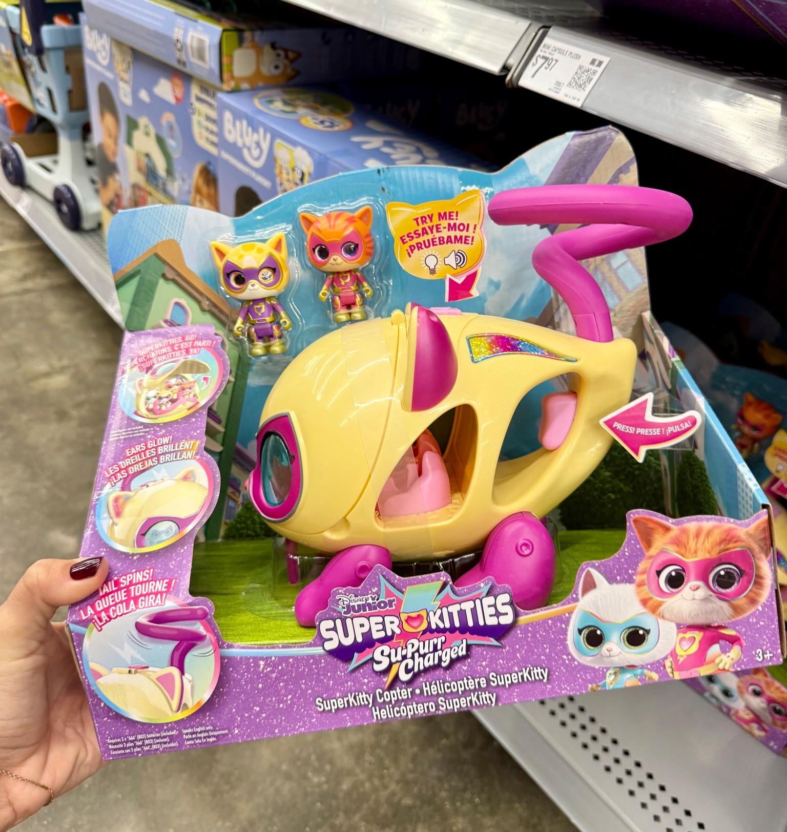Disney Junior SuperKitties Lights and Sounds SuperKitty Copter, 3 Pieces, Poseable Figures, Christmas gift ideas for little kids 

#LTKKids #LTKHoliday #LTKGiftGuide