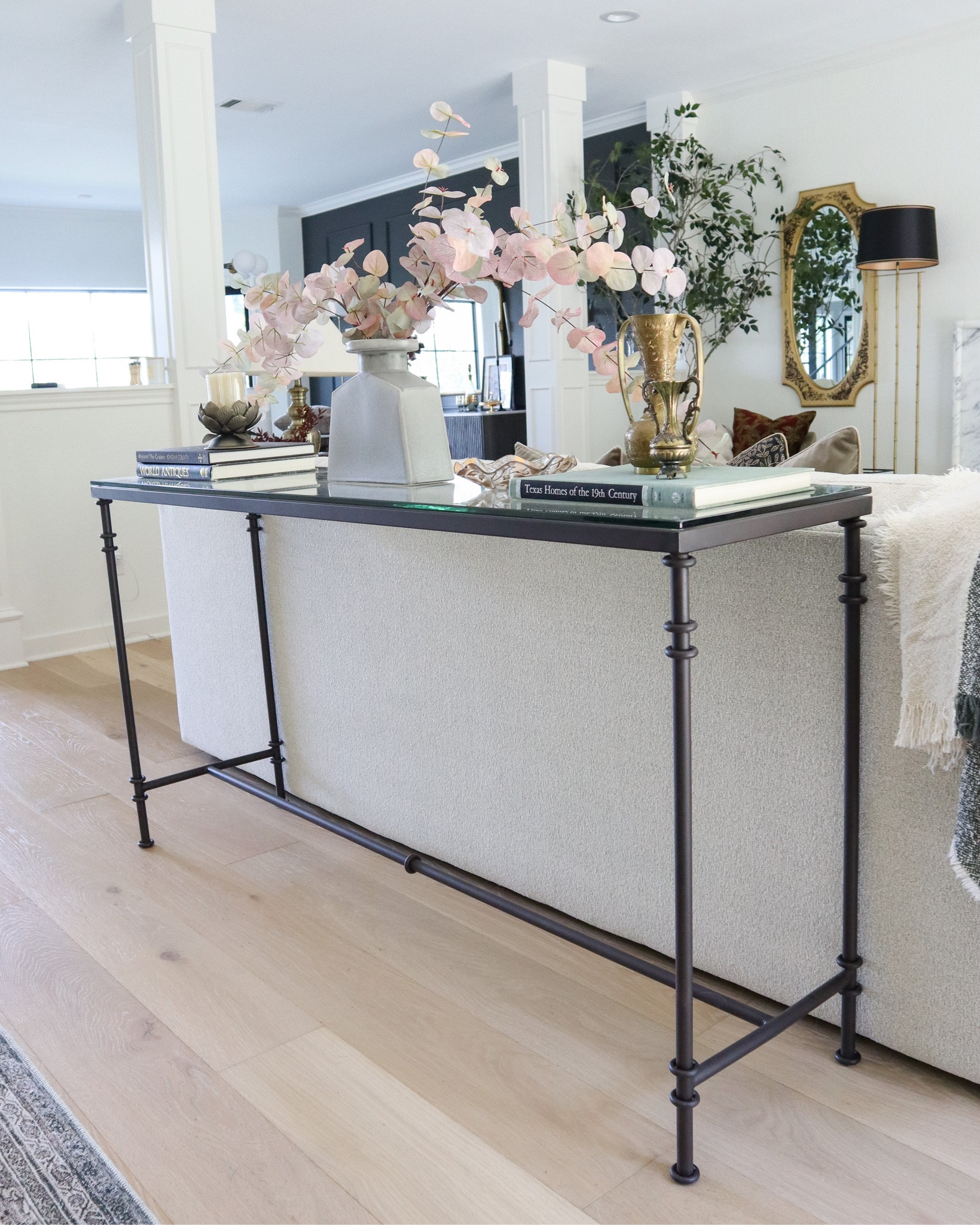 My black iron sofa console table from OKA! Love this piece for behind a longer couch!

#livingroom #livingroomdecor

#LTKsalealert #LTKhome #LTKstyletip