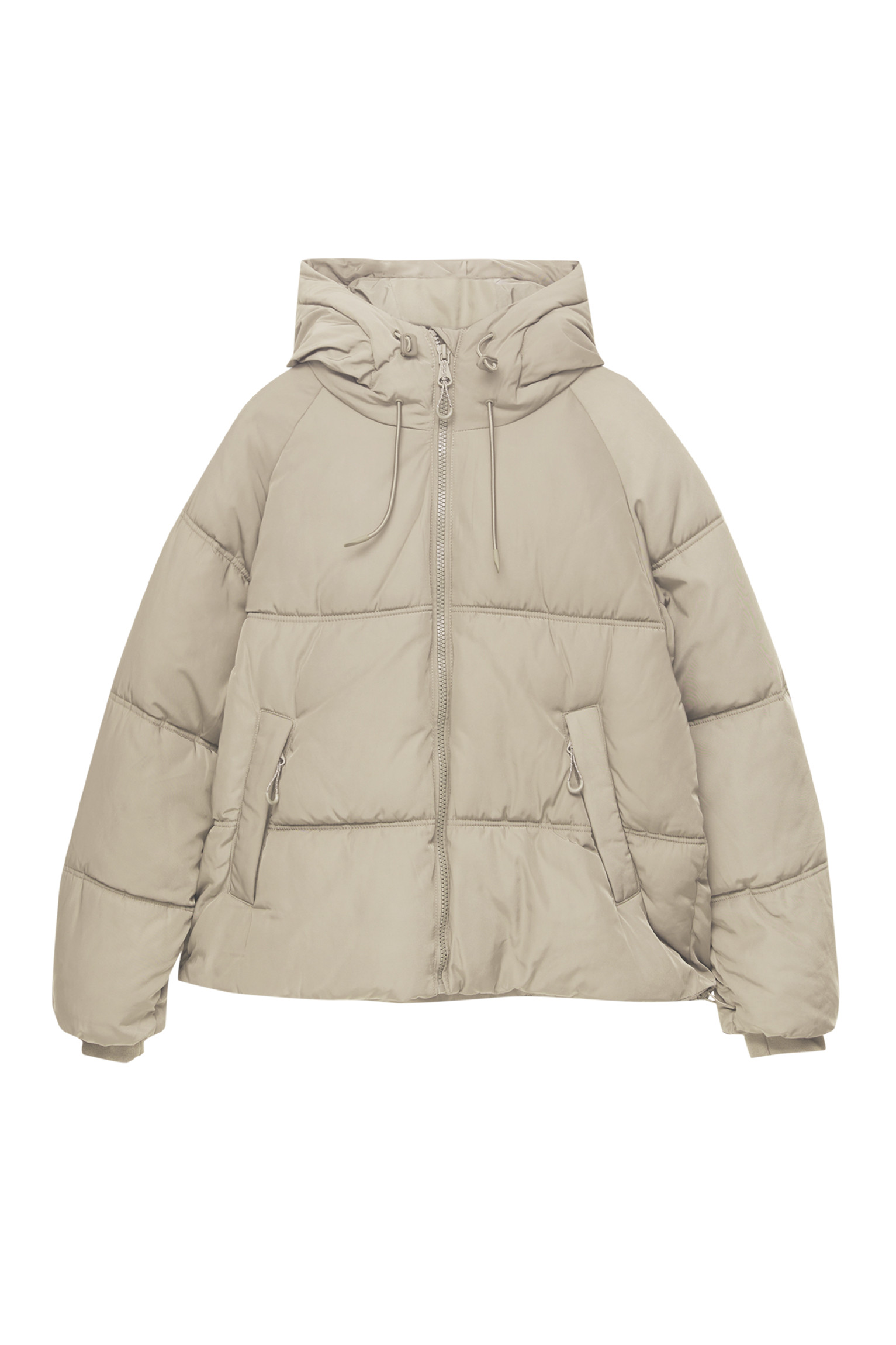 PUFFER JACKET WITH HOOD | PULL and BEAR UK