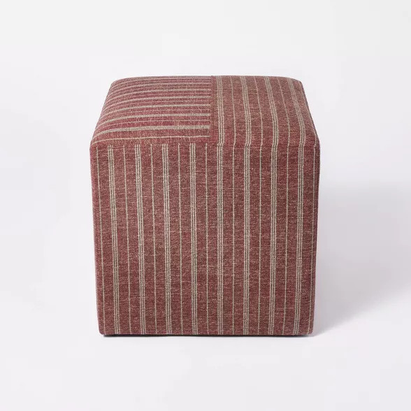 Lynwood Square Upholstered Cube - Threshold™ designed with Studio McGee | Target