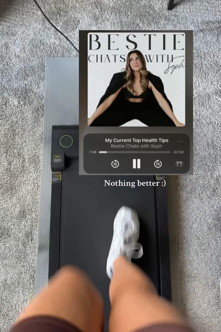 One of my top 5 favorite things to do is listen to a podcast and walk! @SOPHIA PANELLA is one of my favs 🫶🏼 #girlhood #walkingpad #walking #podcast

#LTKHome #LTKActive #LTKWatchNow