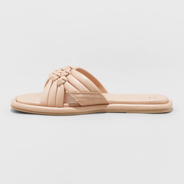 Women's Dulce Padded Knot Slide Sandals - A New Day™ | Target