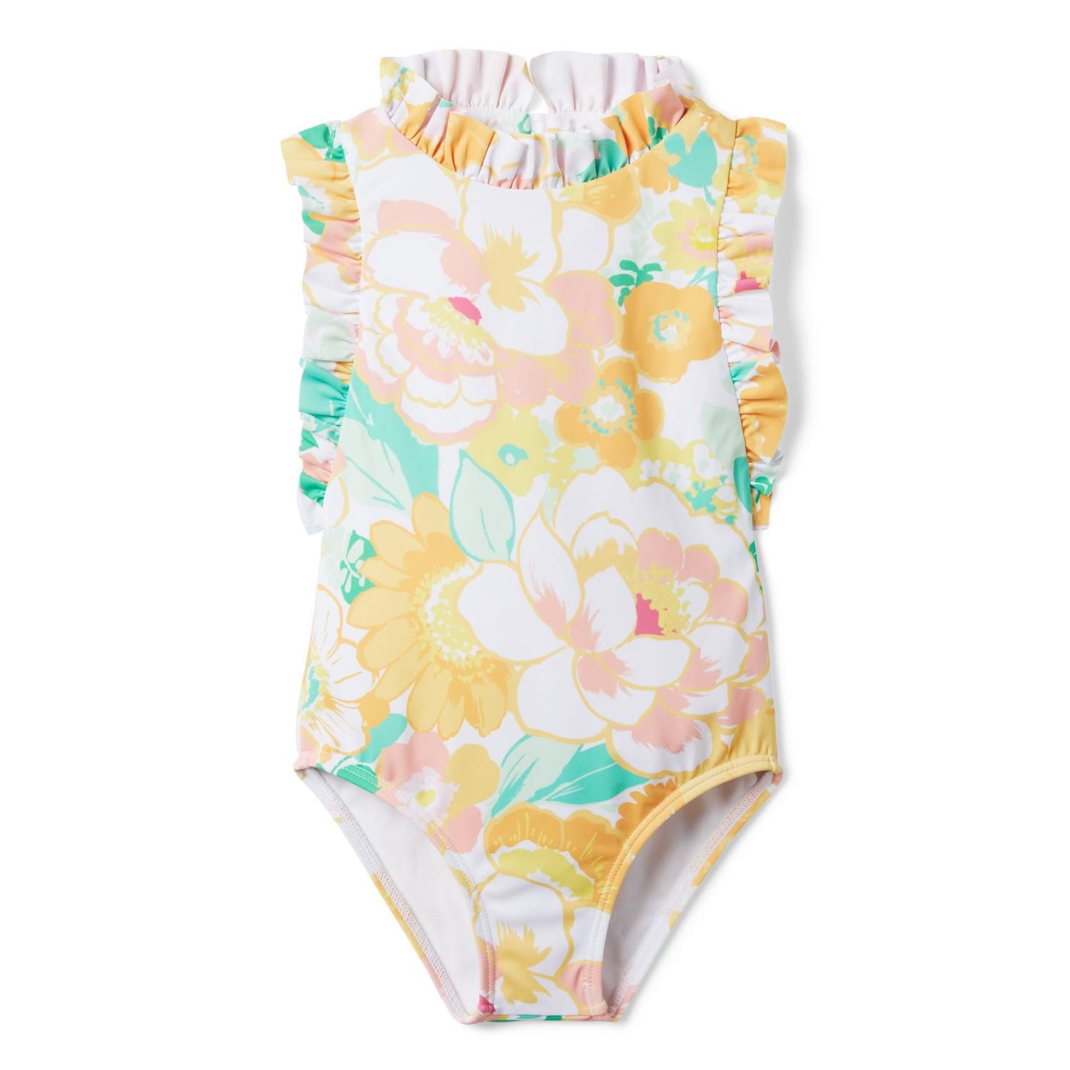 Recycled Floral Ruffle Swimsuit | Janie and Jack