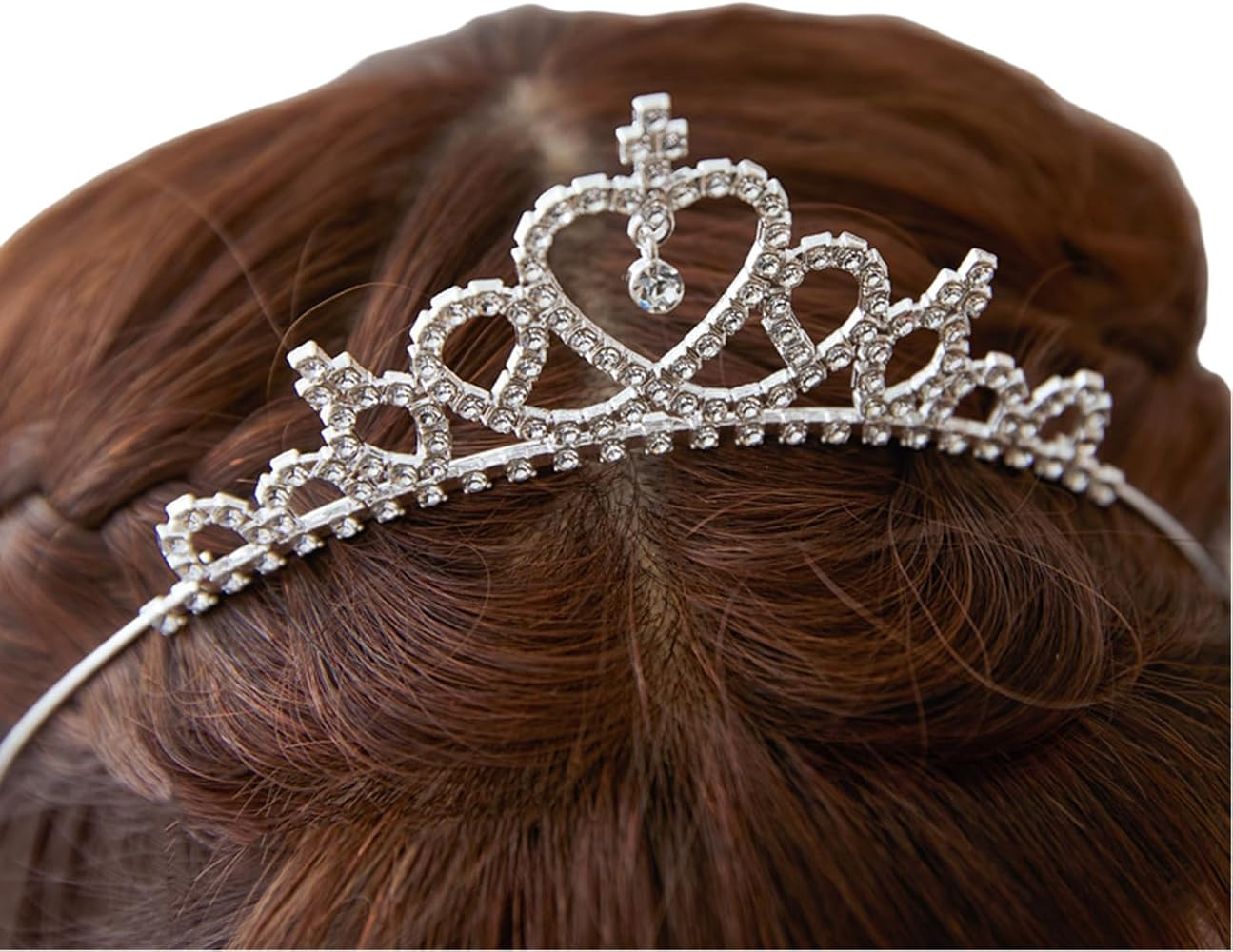 Girls Princess Crystal Crown Tiara for Birthday Party | Amazon (US)