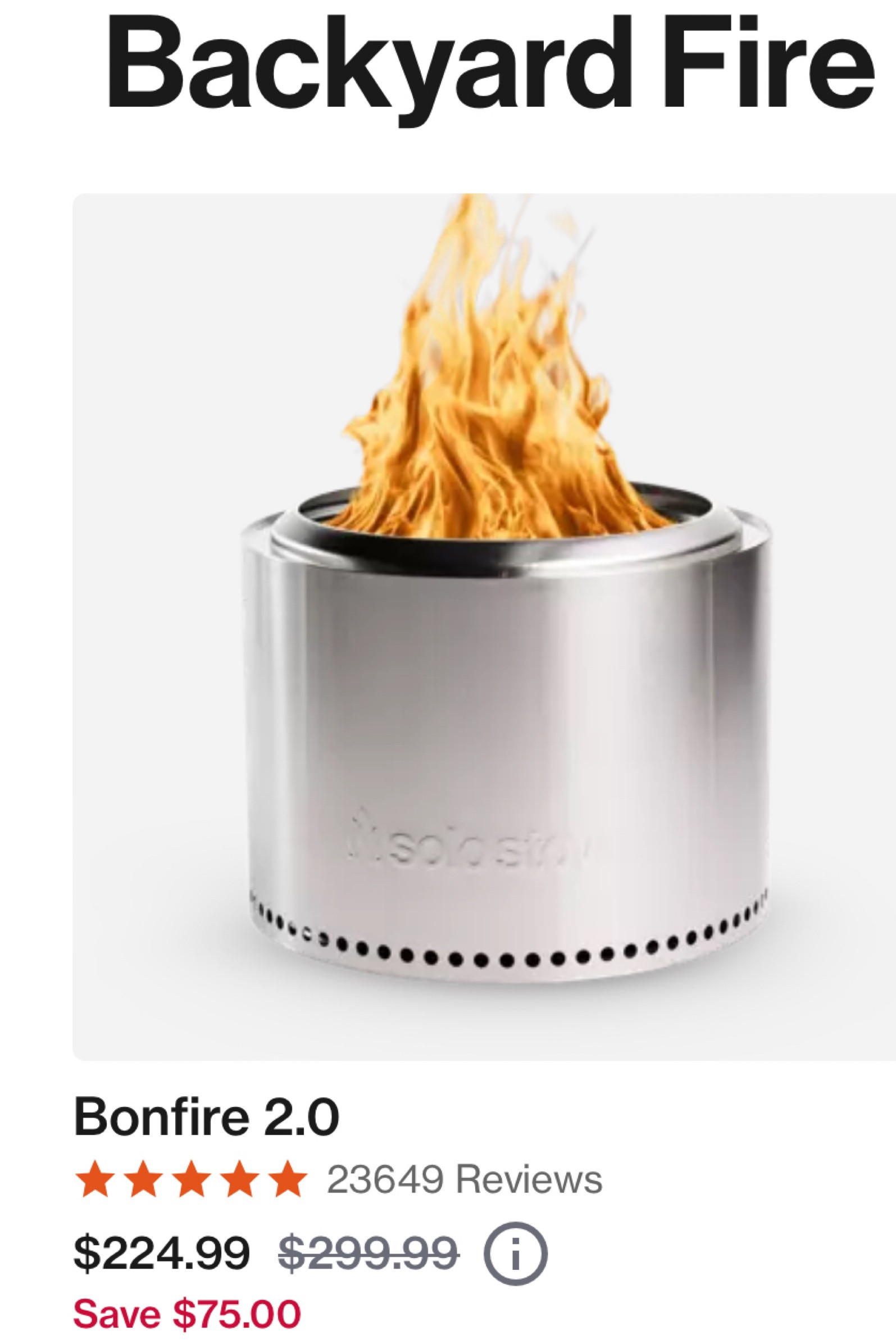 Fire pit, solo stove, Black Friday sale 

#LTKSeasonal #LTKhome #LTKGiftGuide