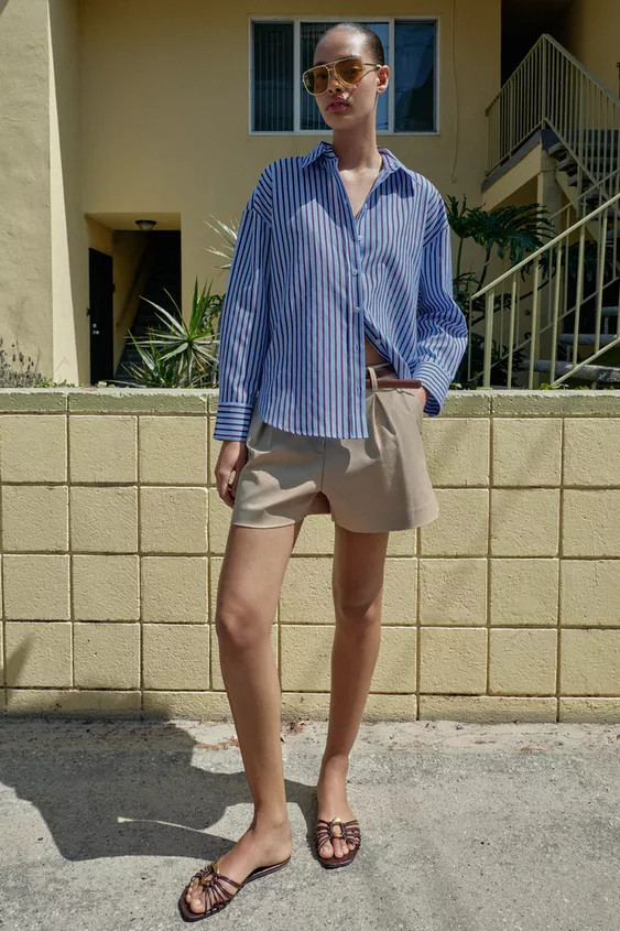 STRIPED OXFORD SHIRT | Zara UK