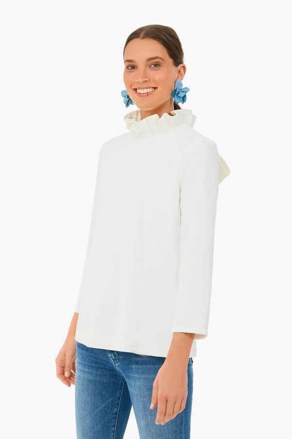 Navy Faye Blouse | Tuckernuck (US)