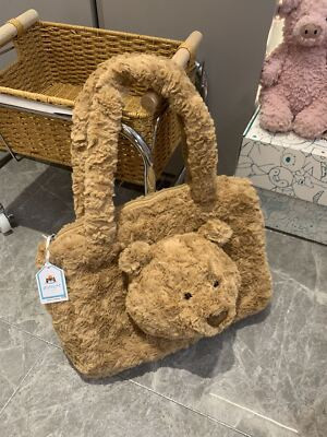 Jellycat Bartholomew Bear Tote Bag Totes Shoulder Bag-Valentine's Day gift | eBay US